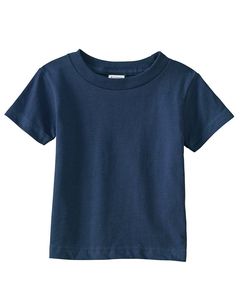 Rabbit Skins 3401 - Infant 5.5 oz. Short-Sleeve Jersey T-Shirt Navy