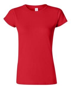 Gildan 64000L - Fitted Ring Spun T-Shirt FOR WOMEN Red