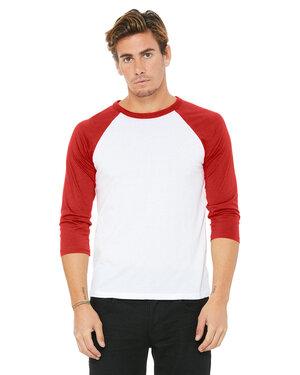 Bella B3200 - Unisex ¾ sleeve baseball tee