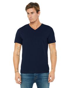 Bella+Canvas 3005 - Unisex Jersey Short-Sleeve V-Neck T-Shirt Navy