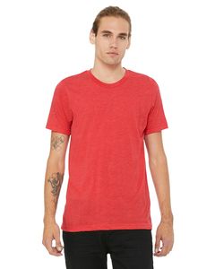 Bella+Canvas 3413C - Unisex Triblend Short-Sleeve T-Shirt Red Triblend