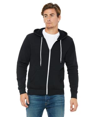 Bella+Canvas 3739 - Unisex Poly-Cotton Fleece Full-Zip Hoodie