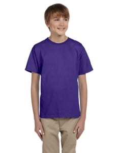 Fruit of the Loom 3931B - Youth 5 oz., 100% Heavy Cotton HD® T-Shirt Purple