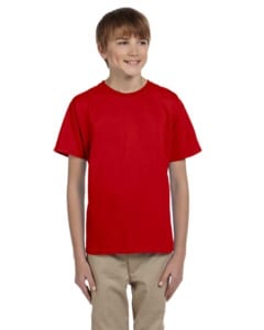 Fruit of the Loom 3931B - Youth 5 oz., 100% Heavy Cotton HD® T-Shirt Chocolate