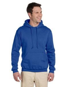 Jerzees 4997 - 9.5 oz., 50/50 Super Sweats® NuBlend® Fleece Pullover Hood  Royal blue