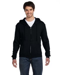 Fruit of the Loom 82230 - 12 oz. Supercotton™ 70/30 Full-Zip Hood Black