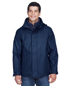 Ash City North End 88130 - Men's 3-In-1 Jacket Midnight Navy W/Midnight Navy