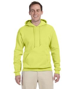 Jerzees 996 - 8 oz., 50/50 NuBlend® Fleece Pullover Hood  Safety Green