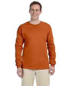 Gildan G240 - Ultra Cotton® 6 oz. Long-Sleeve T-Shirt (2400) Texas Orange