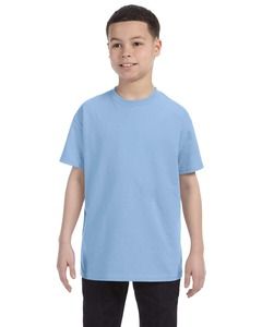Gildan G500B - Heavy Cotton™ Youth 5.3 oz. T-Shirt (5000B) Light Blue