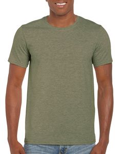 Gildan G640 - Softstyle® 4.5 oz., T-Shirt Heather Military Green