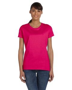 Fruit of the Loom L3930R - ® Ladies 8.3 oz., 100% Heavy Cotton HD® T-Shirt Cyber Pink