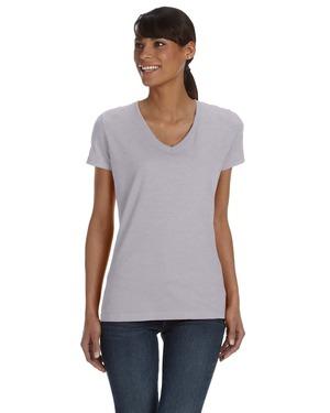 Fruit of the Loom L39VR - ® Ladies 8.3 oz., 100% Heavy Cotton HD® V-Neck T-Shirt