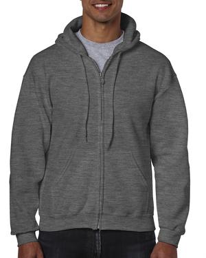 Gildan 18600 - FULL ZIP HOODED SWEATSHIRT 8 oz.