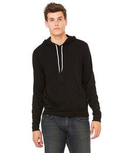 Bella+Canvas B3719 - Unisex Poly-Cotton Fleece Pullover Hoodie Black