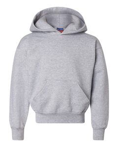 Champion S790 - Eco Youth Hooded Sweatshirt Light Steel