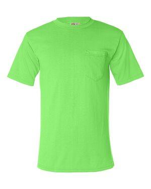 Bayside 1725 - USA-Made 50/50 Short Sleeve T-Shirt with a Pocket