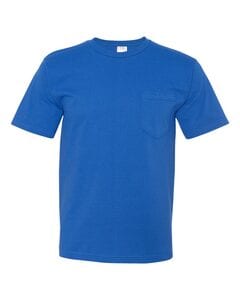Bayside 5070 - USA-Made Short Sleeve T-Shirt With a Pocket Royal blue