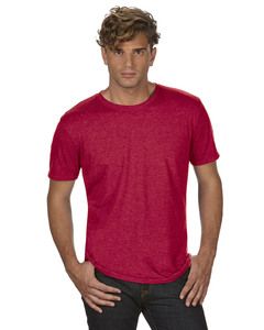 Anvil 6750 - Triblend Crewneck T-Shirt Heather Red