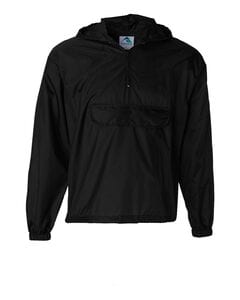 Augusta Sportswear 3130 - Pullover Jacket In A Pocket Black