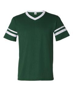 Augusta Sportswear 360 - Sleeve Stripe Jersey Dark Green/ White