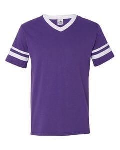Augusta Sportswear 360 - Sleeve Stripe Jersey Purple/ White