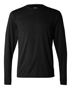 Augusta Sportswear 788 - Adult Wicking Long Sleeve T Shirt Black