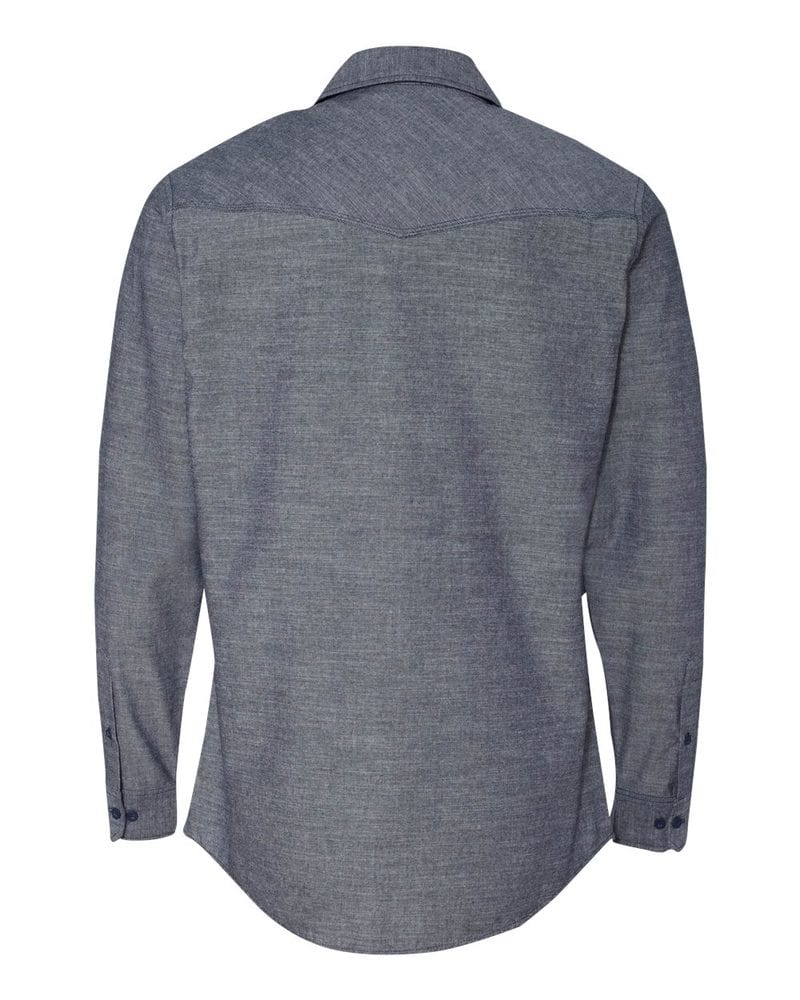 Burnside B8255 - Chambray Long Sleeve Shirt