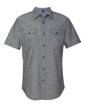 Burnside B9255 - Chambray Short Sleeve Shirt