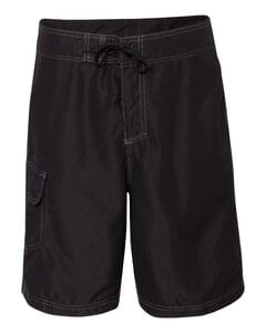 Burnside B9301 - Solid Board Shorts Black