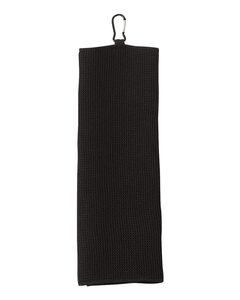 Carmel Towel Company C1717MTC - Fairway Golf Towel Black