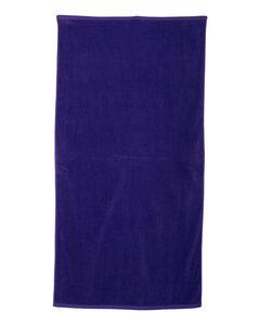 Carmel Towel Company C3060 - Velour Beach Towel Purple