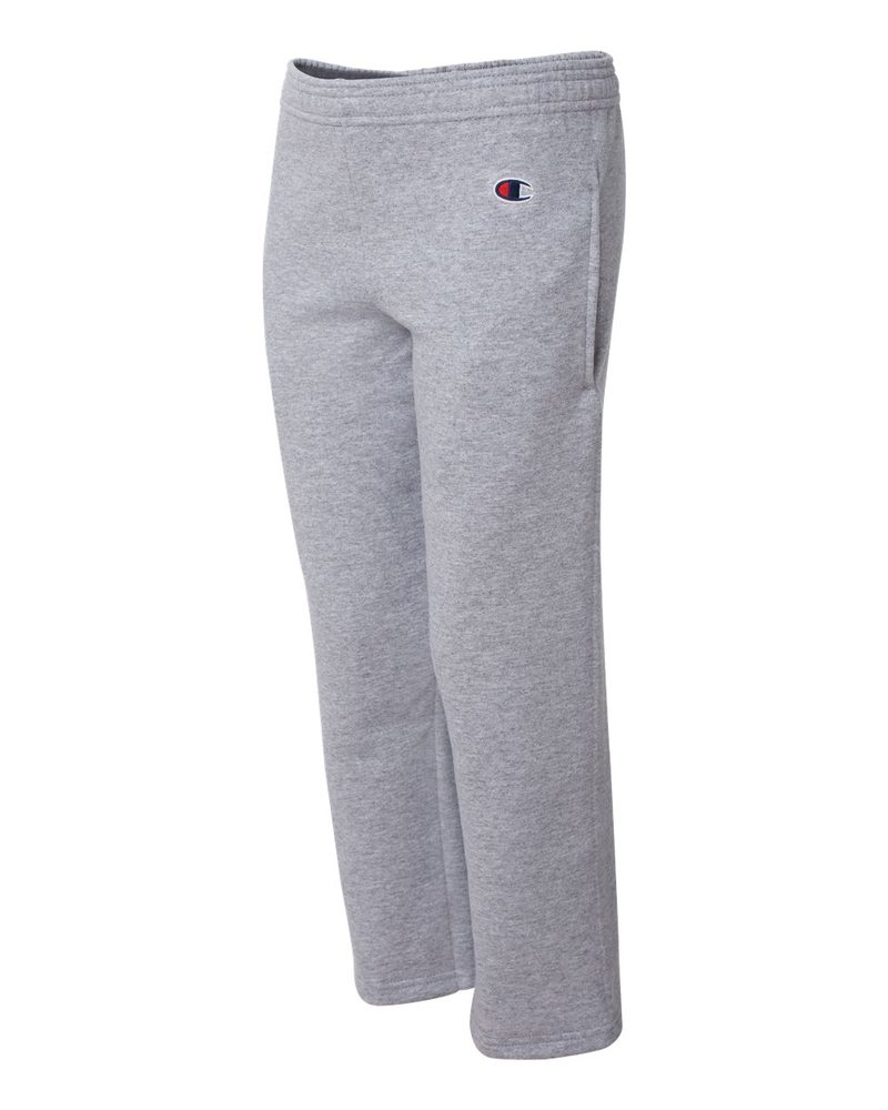 Champion P890 - Eco Youth Open Bottom Sweatpants with Pockets