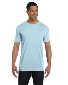 Comfort Colors 6030 - Garment Dyed Short Sleeve Shirt with a Pocket Chambray
