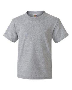 Fruit of the Loom 3930BR - Youth Heavy Cotton HD™ T-Shirt Athletic Heather