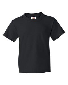 Fruit of the Loom 3930BR - Youth Heavy Cotton HD™ T-Shirt Black