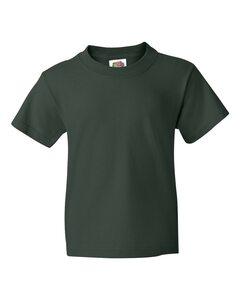 Fruit of the Loom 3930BR - Youth Heavy Cotton HD™ T-Shirt Forest Green