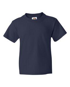 Fruit of the Loom 3930BR - Youth Heavy Cotton HD™ T-Shirt J. Navy