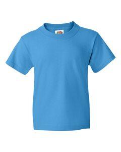 Fruit of the Loom 3930BR - Youth Heavy Cotton HD™ T-Shirt Pacific Blue