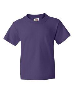 Fruit of the Loom 3930BR - Youth Heavy Cotton HD™ T-Shirt Purple