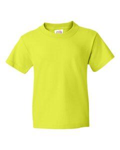 Fruit of the Loom 3930BR - Youth Heavy Cotton HD™ T-Shirt Safety Green