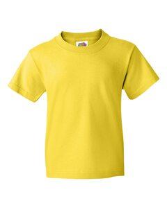 Fruit of the Loom 3930BR - Youth Heavy Cotton HD™ T-Shirt Yellow