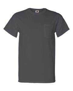 Fruit of the Loom 3930PR - Heavy Cotton HD™ T-Shirt with a Left Chest Pocket Charcoal Grey