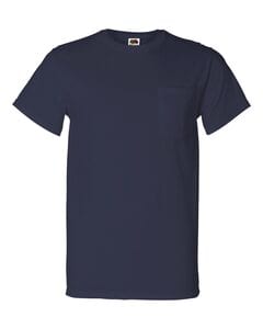 Fruit of the Loom 3930PR - Heavy Cotton HD™ T-Shirt with a Left Chest Pocket J. Navy