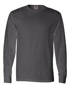 Fruit of the Loom 4930R - Heavy Cotton Long Sleeve T-Shirt Charcoal Grey