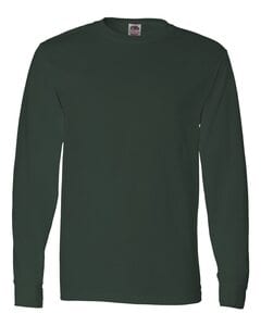 Fruit of the Loom 4930R - Heavy Cotton Long Sleeve T-Shirt Forest Green