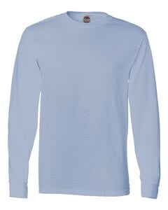 Fruit of the Loom 4930R - Heavy Cotton Long Sleeve T-Shirt Light Blue
