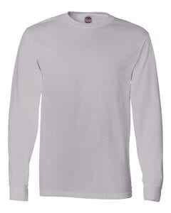 Fruit of the Loom 4930R - Heavy Cotton Long Sleeve T-Shirt Silver