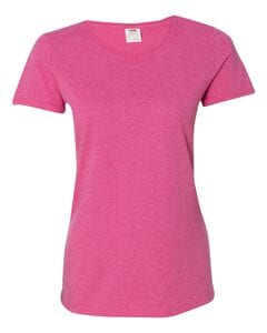 Fruit of the Loom L3930R - Ladies' Heavy Cotton HD™ Short Sleeve T-Shirt Retro Heather Pink