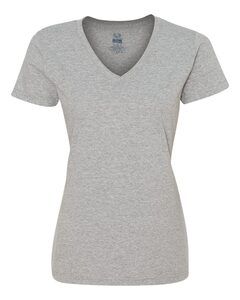 Fruit of the Loom L39VR - Ladies' Heavy Cotton HD™ V-Neck T-Shirt Athletic Heather